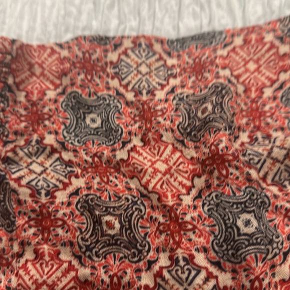 Beautiful Boho Chic Free People peasant top w matching skirt! Ted's, black & tan - Picture 4 of 6